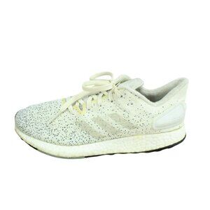 New Adidas PureBoost White Mesh Lace Up Marathon Running Sneaker Shoes Size 8